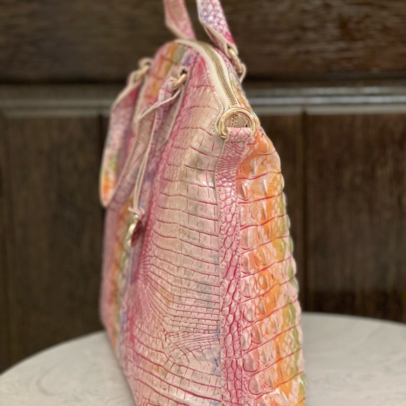 Brahmin Large Duxbury Satchel Optimism Melbourne Bag NWT - Picture 6 of 10